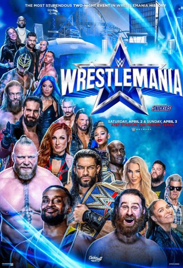 عرض رسلمينيا WWE WrestleMania 38 Night 2 2022 مترجم اون لاين