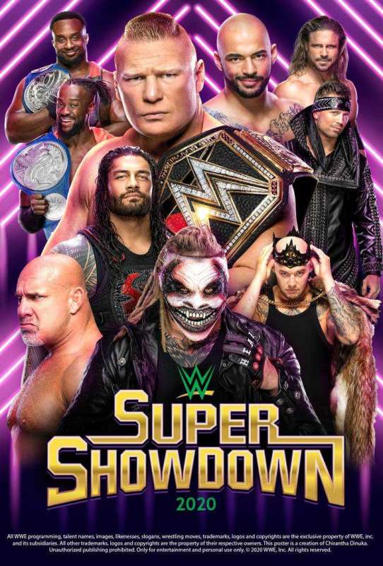 عرض WWE Super ShowDown 2020 مترجم اون لاين