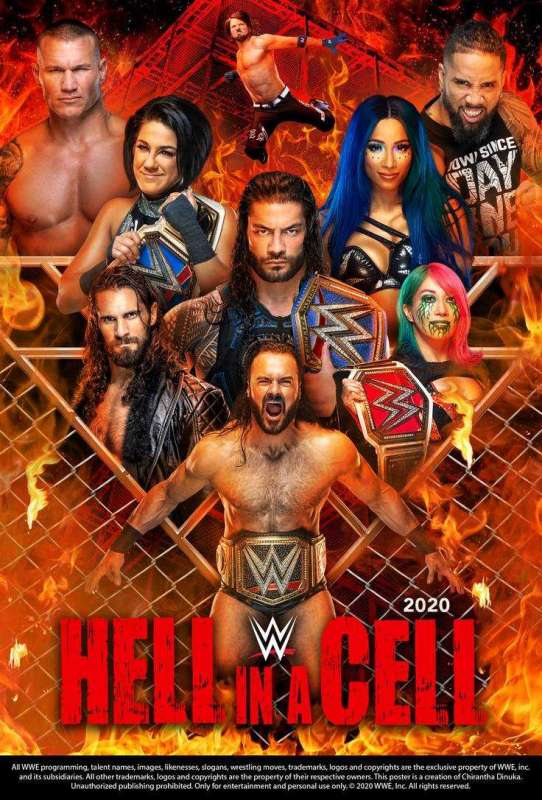 عرض WWE Hell in a Cell 2020 مترجم اون لاين