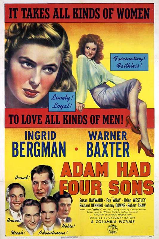 فيلم Adam Had Four Sons 1941 مترجم اون لاين