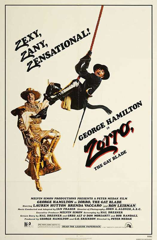 فيلم Zorro: The Gay Blade 1981 مترجم اون لاين