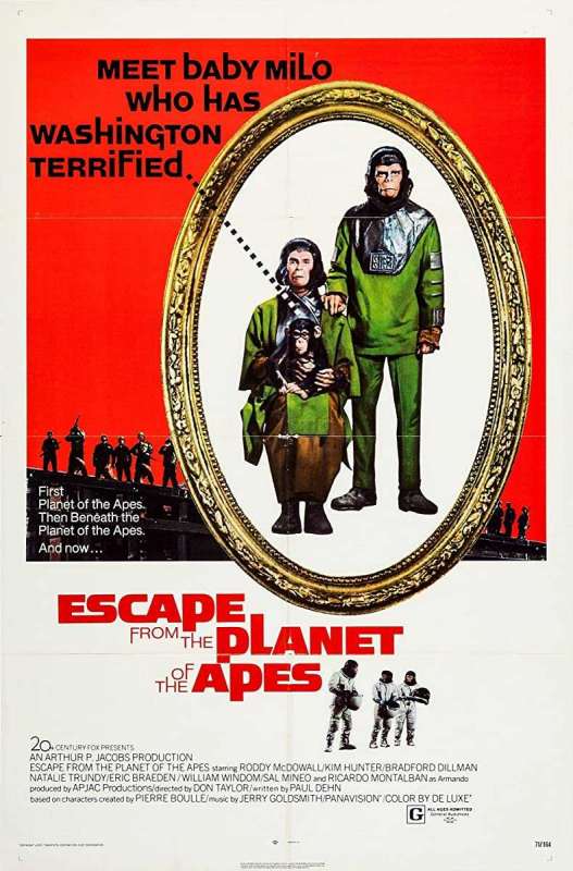 فيلم 1971 Escape from the Planet of the Apes مترجم اون لاين