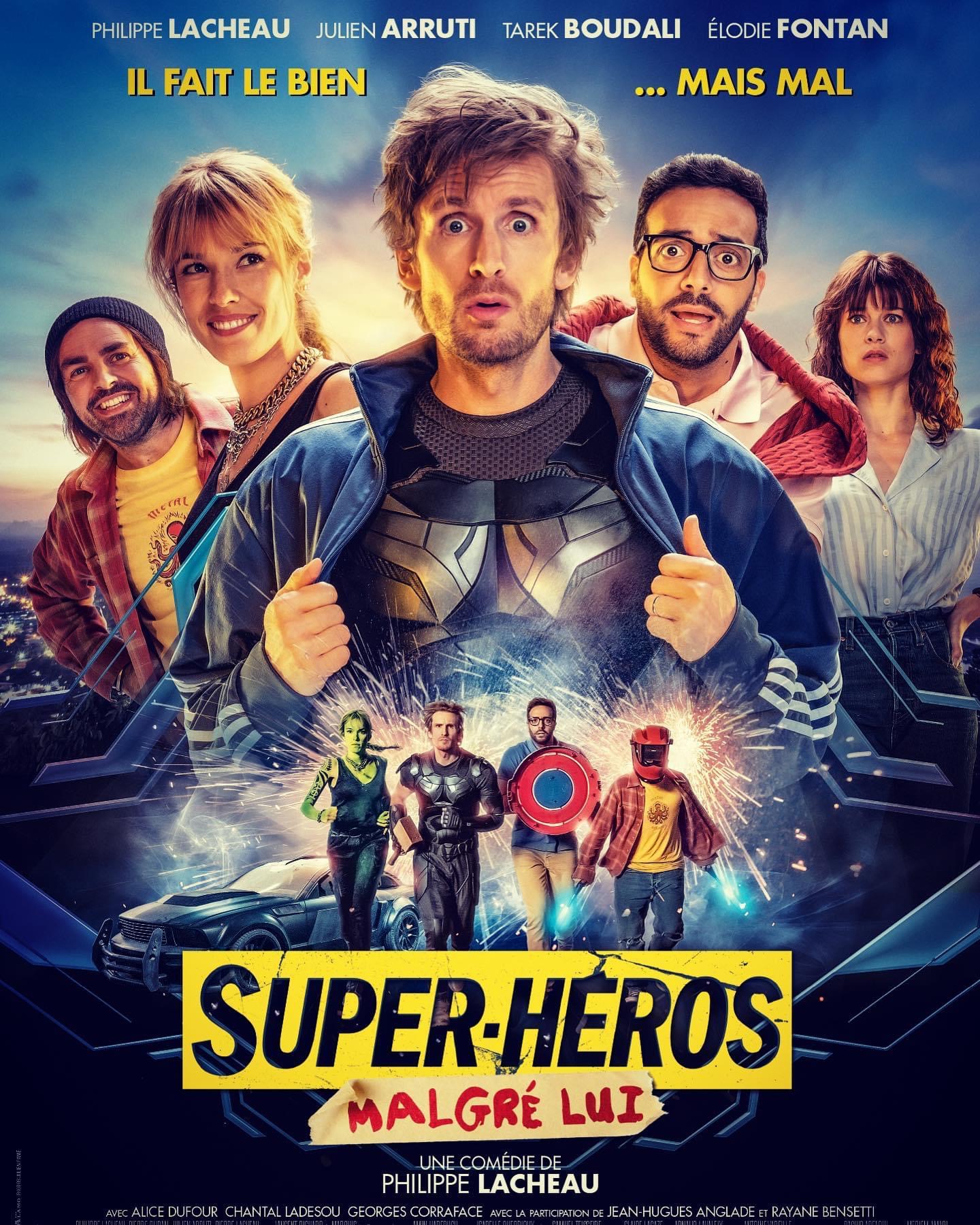 فيلم Super-héros malgré lui 2021 مترجم اون لاين