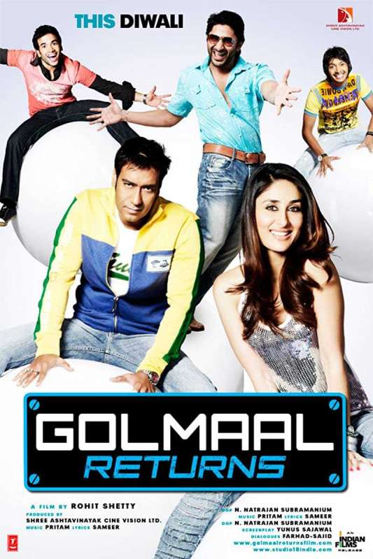 فيلم Golmaal Returns 2008 مترجم اون لاين