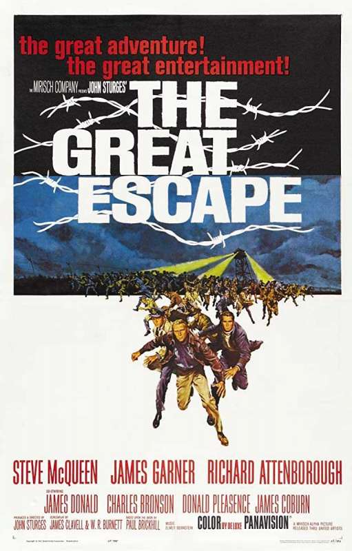 فيلم 1963 The Great Escape مترجم اون لاين