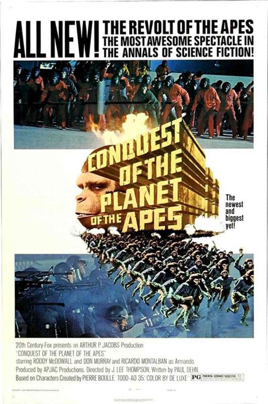 فيلم 1972 Conquest of the Planet of the Apes مترجم اون لاين