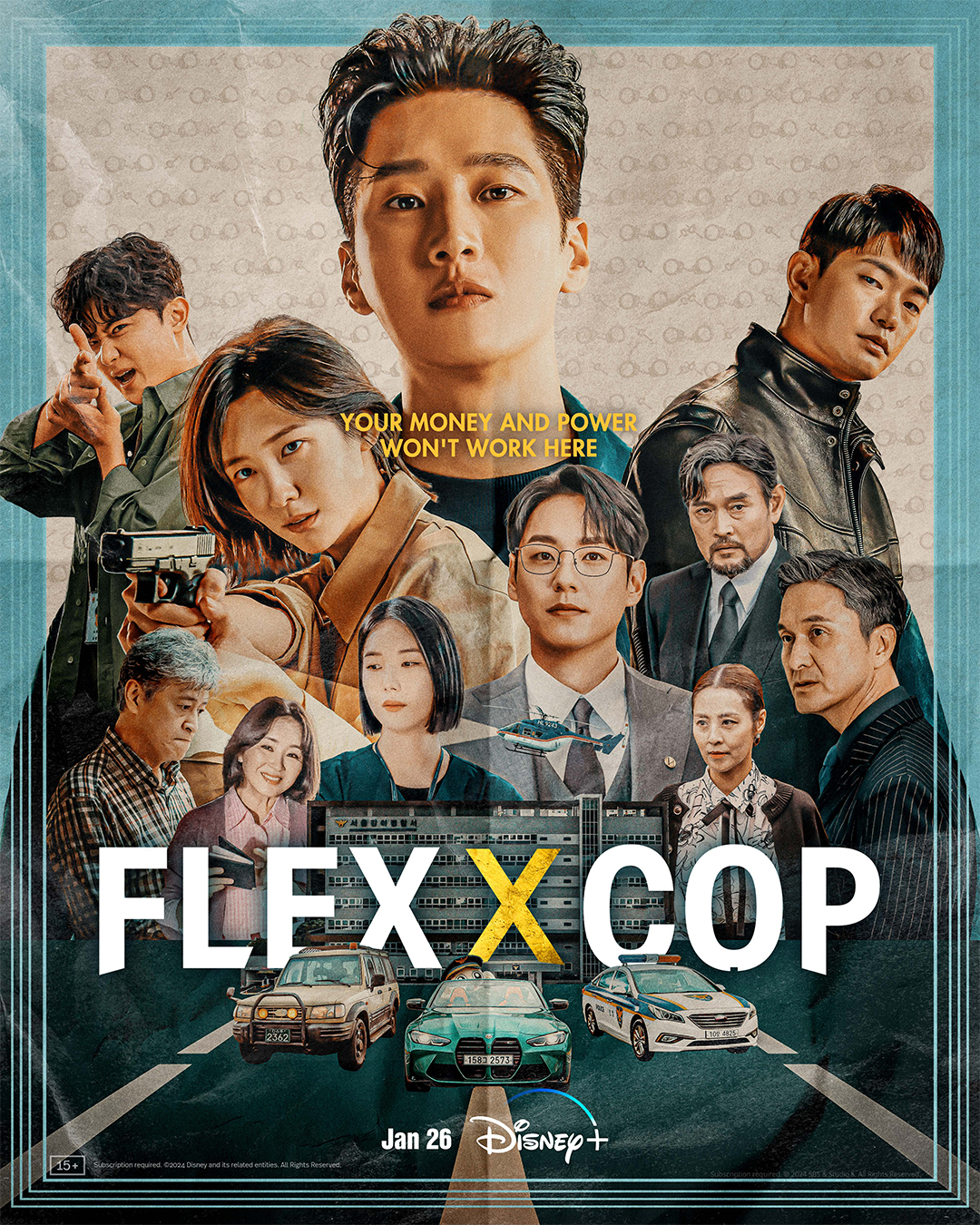 مسلسل ثري ضد محققة Flex X Cop حلقة 14