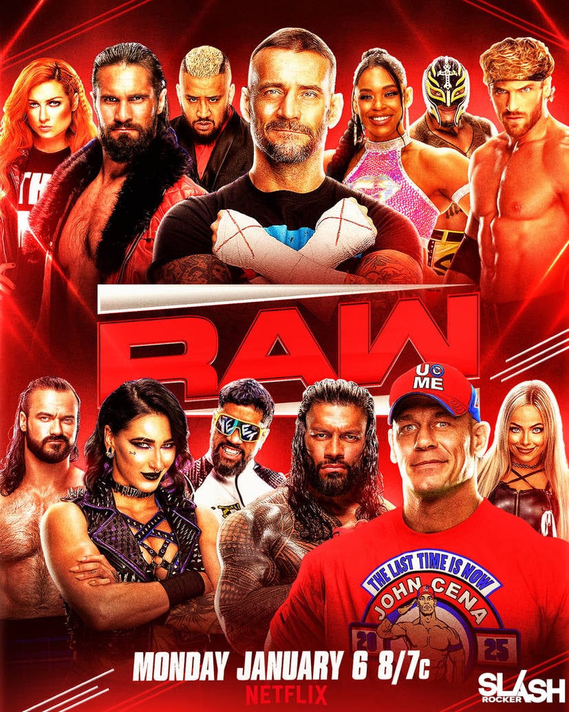 عرض الرو الاخير WWE Raw 06.01.2025 مترجم